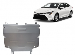 Aluminum sump guard for Toyota Corolla