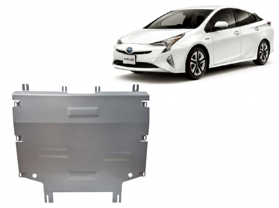 Aluminum sump guard for Toyota Prius
