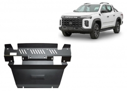 Steel sump guard for the protection of the engine and the radiator for Maxus T60 Max