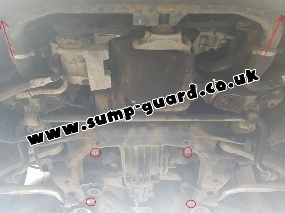 Steel sump guard for Audi A4 B6 - promotional package