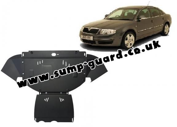 Steel sump guard for Skoda Superb - promotional package