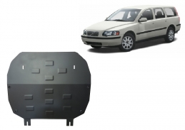 Steel sump guard for Volvo V70