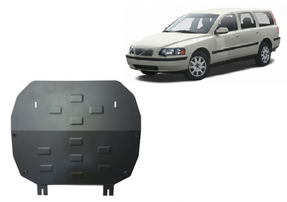 Steel sump guard for Volvo V70