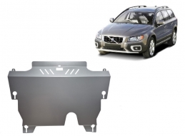 Aluminum sump guard for the protection of the engine and the gearbox for Volvo XC70