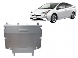 Aluminum sump guard for Toyota Prius