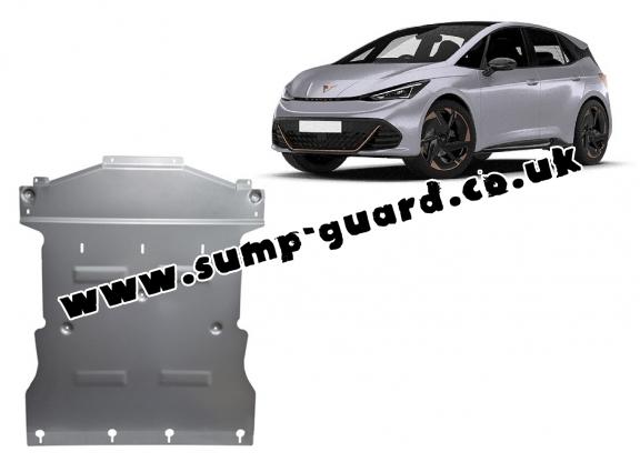 Aluminum sump guard for Cupra Born