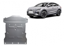 Aluminum sump guard for Audi Q 4 e-tron
