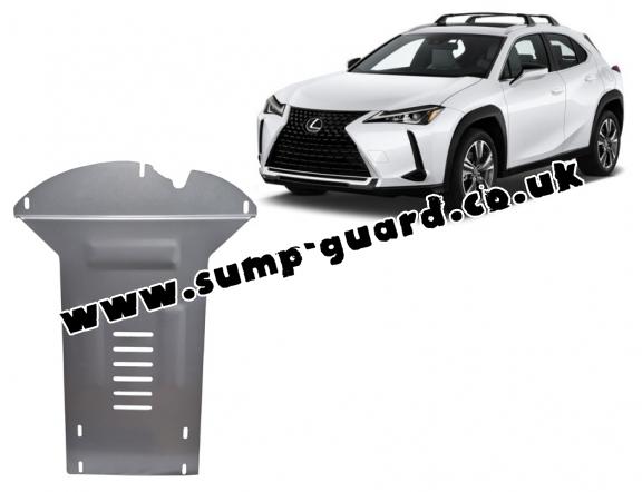 Aluminum catalytic converter guard/cat lock for Lexus UX