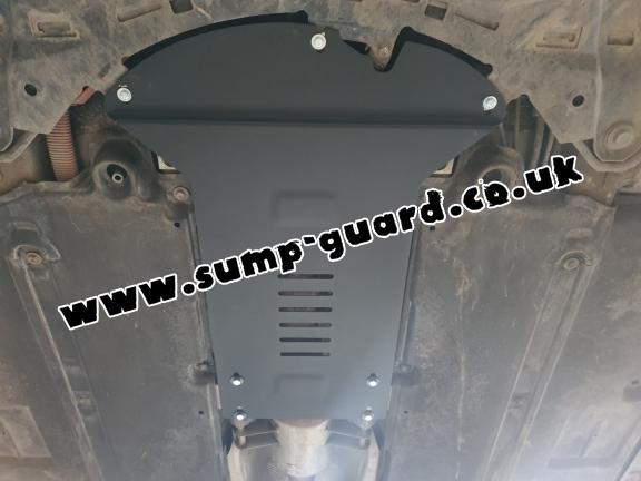 Aluminum catalytic converter guard/cat lock for Toyota Corolla