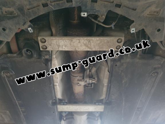 Aluminum catalytic converter guard/cat lock for Toyota Corolla