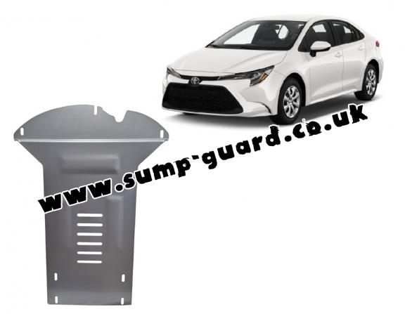 Aluminum catalytic converter guard/cat lock for Toyota Corolla