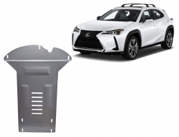 Aluminum catalytic converter guard/cat lock for Lexus UX