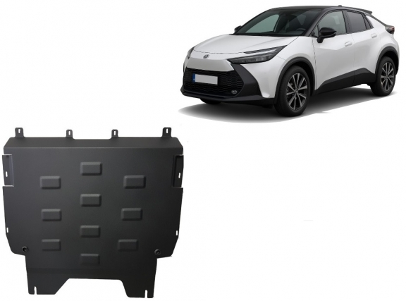 Steel sump guard for Toyota C-HR
