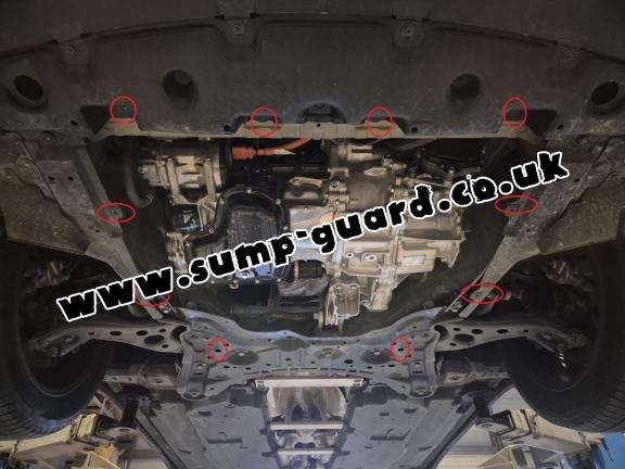 Steel sump guard for Toyota C-HR