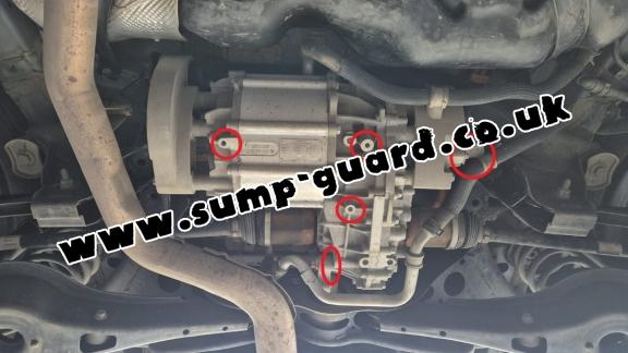 Steel differential guard for Baic Beijing BJ30
