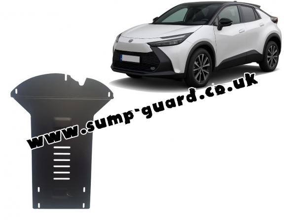 Steel catalytic converter guard/cat lock for Toyota C-HR