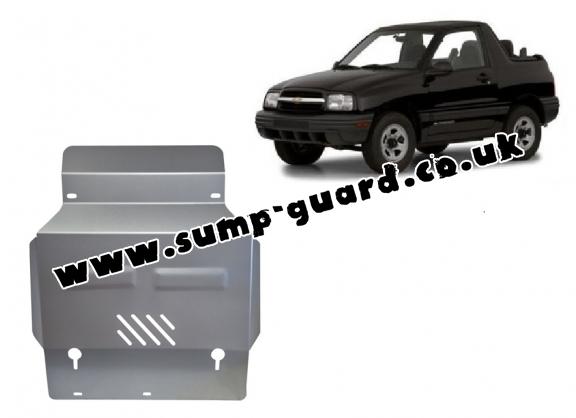 Aluminum sump guard for Chevrolet Tracker