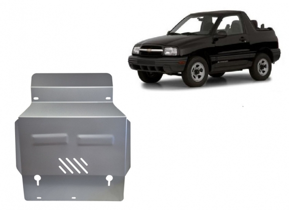 Aluminum sump guard for Chevrolet Tracker