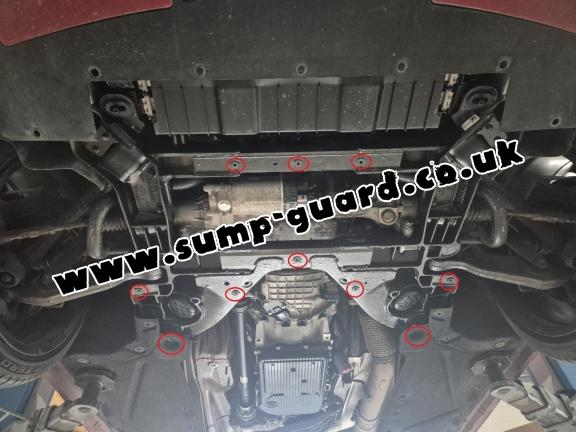 Steel sump guard for Alfa Romeo Giulia