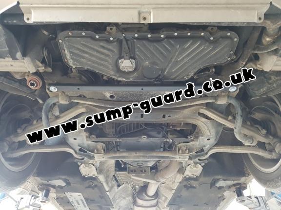 Steel sump guard for Audi A8