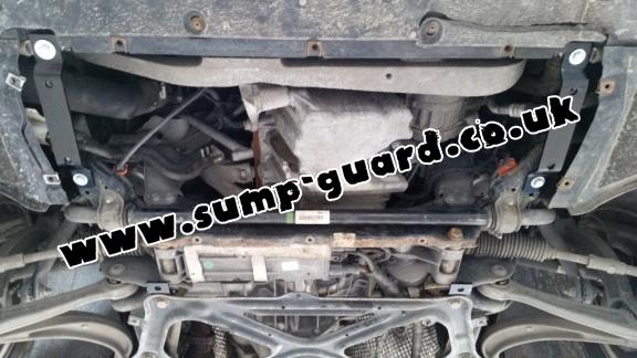 Steel sump guard for Audi A6