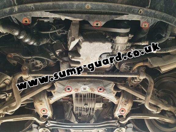 Steel sump guard for Audi A6 Allroad 2 - avec latéraux