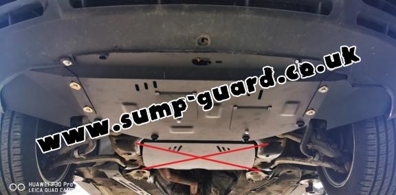 Steel sump guard for Audi Allroad A6