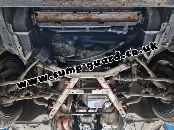 Steel sump guard for BMW Seria5 E39