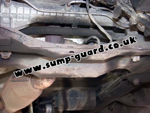 Steel sump guard for Citroen Evasion