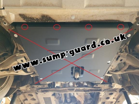 Steel front bumper guard for Dacia Duster