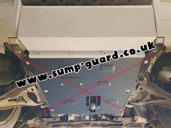 Steel front bumper guard for Dacia Duster
