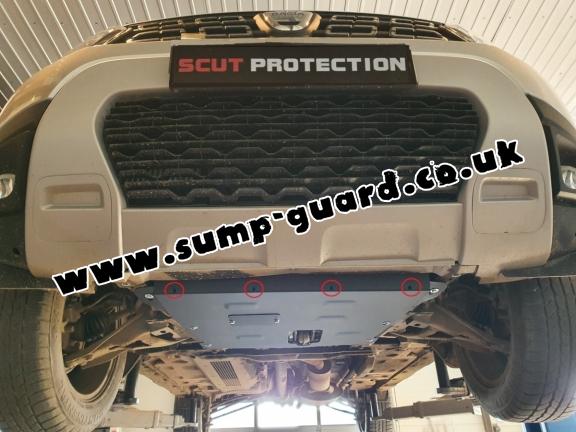 Steel front bumper guard for Dacia Duster