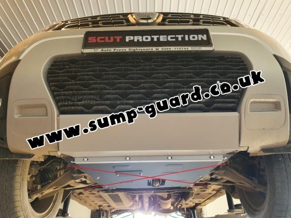 Steel front bumper guard for Dacia Duster