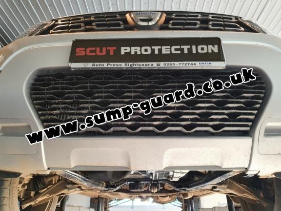 Steel front bumper guard for Dacia Duster
