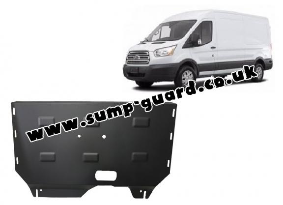 Steel sump guard for Ford Transit