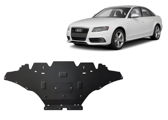 Steel sump guard for Audi A4 B8, petrol