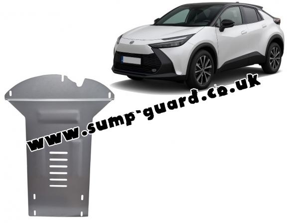 Aluminum catalytic converter guard/cat lock for Toyota C-HR