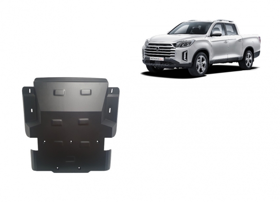 Steel sump guard for Ssangyong Musso Grand