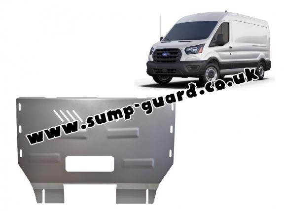 Aluminum sump guard for Ford Transit RWD