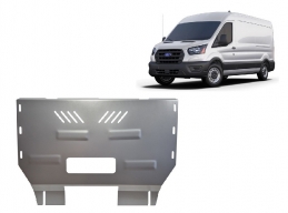 Aluminum sump guard for Ford Transit RWD