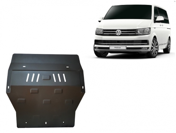Steel sump guard for Volkswagen Transporter T6 Caravelle