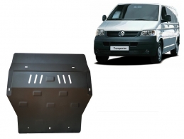 Steel sump guard for Volkswagen Transporter T5