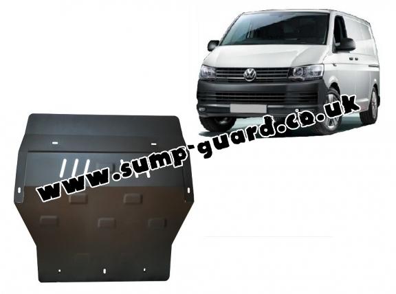 Steel sump guard for Volkswagen Transporter T6