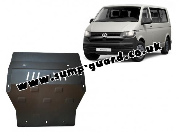 Steel sump guard for Volkswagen Transporter T6.1