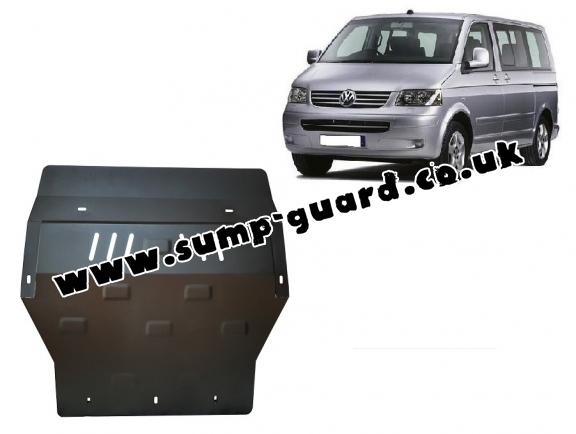 Steel sump guard for Volkswagen T5 Caravelle 