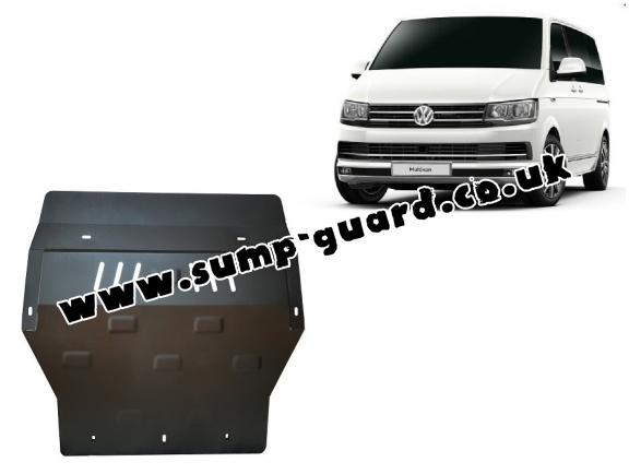 Steel sump guard for Volkswagen Transporter T6 Caravelle