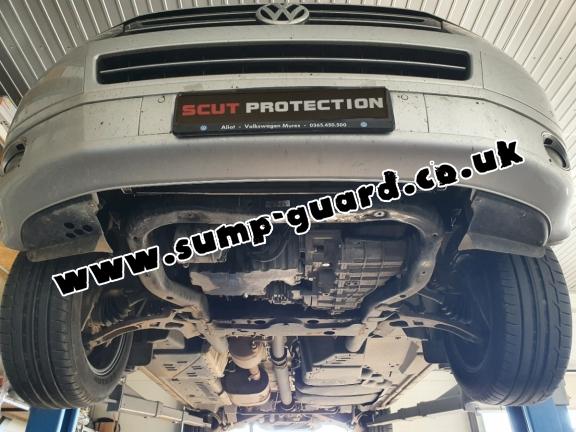 Galvanized steel sump guard for Volkswagen Transporter T5 Caravelle
