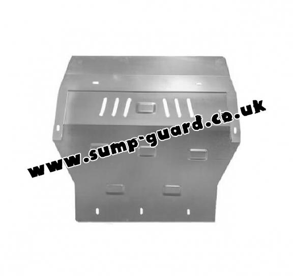 Galvanized steel sump guard for Volkswagen Transporter T6 Caravelle