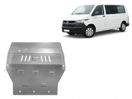 Galvanized steel sump guard for Volkswagen Transporter T6.1 Caravelle