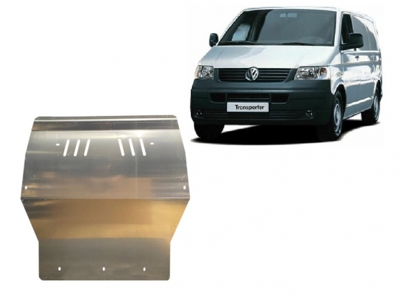 Aluminum sump guard for Volkswagen Transporter T5